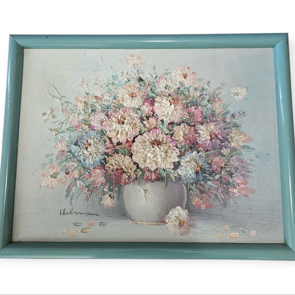 Robert Helman Original Oil Painting French 20th Century 17 × 13.